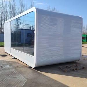 Du lịch khu nghỉ mát táo cabin thiết bị thông minh hiện đại thép kính Rèm tường chống ăn mòn văn phòng hội nghị phòng biệt thự sử dụng - Product Image 1