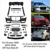 Kit carrosserie style SRT avec pare-chocs avant et arrière, calandre avant et jupes latérales – Pack de conversion et de mise à niveau pour Chrysler 300C 2015-2024