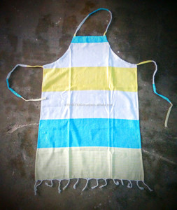 <b>Turkish</b> <b>Towel</b> Apron, Pestemal, Hammam, Made From Peshtemal Fabric- TTAP0002 OEM Custom Design Accepted - Product Image 4
