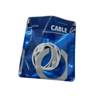 Sac de stockage thermoscellable à fenêtre transparente, conception personnalisée, en PET/PE, à trois soudures latérales