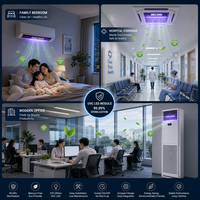 Lampe LED UV germicide UVC 1W 12V à double source lumineuse pour ongles 265nm 365nm en verre de quartz avec télécommande et purification de l'air