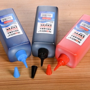 Inchiostro di Ricarica per Pennarelli Cancellabili da Lavagna, Contenitore in Plastica da 500ml, Colori <span class=keywords><strong>Nero</strong></span>, Rosso e Blu - Product Image 2