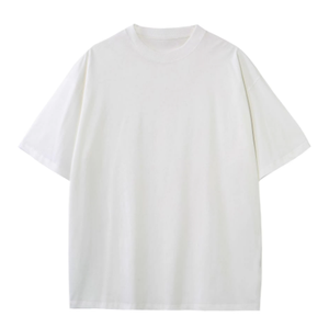 เสื้อยืดผู้ชายคอตตอน 100% หนานุ่ม พิมพ์ลายพัฟฟ์ สีดำ สีขาว แบบเรียบ สำหรับงานดรอปชิปปิ้ง รับสกรีนลายกราฟิกตามสั่ง - Product Image 6