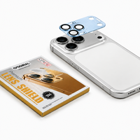 Protection intégrée pour iPhone 18 Pro Max, protection d'écran en verre trempé antichoc