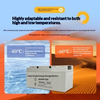 Batterie au gel scellée sans entretien à décharge profonde de qualité solaire 12V 65Ah 100Ah 120Ah 150Ah haute capacité pour voiturettes de golf