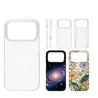 Coque de téléphone portable personnalisée de luxe anti-rayures 3D à sublimation vierge pour machine d'impression – Idéale pour ateliers de réparation de téléphones