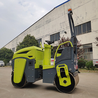 Compacteur routier vibrant hydraulique OEM SDBM 1 tonne à double tambour, type pied de mouton, avec pompe et moteur