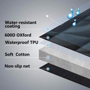 Coprisedile posteriore per animali domestici per cani/gatti coprisedile posteriore per animali domestici coperta impermeabile per amaca - Product Image 3