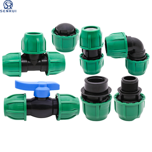 Werksanpassung Alle Arten und Größen PP-Klemmverbindungen Wasserversorgungskupplung T-Stück Winkel Gewinde <span class=keywords><strong>HDPE</strong></span>-Rohrverbindungen - Product Image 4