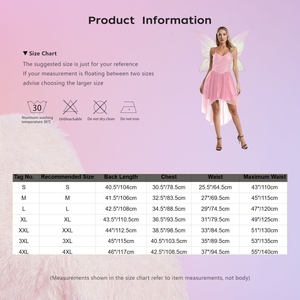 Trajes de 2 piezas para mujer, disfraz de elfo de hadas, vestido con alas de mariposa para fiesta de disfraces, disfraces contemporáneos para competición - Product Image 6