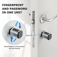 Verrouillage automatique TTlock BLE Smart Lock Cylindre Maison Appartement Haute Sécurité Longueur Réglable Code Clavier Électronique E-cylindre