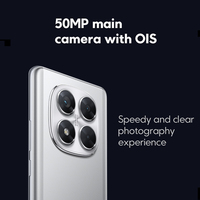 Küresel sürüm POCO X7 5G Smartphone MTK boyut 7300-Ultra 6.67 "1.5K AMOLED kavisli ekran 5110mAh 45W Turbo şarj NFC