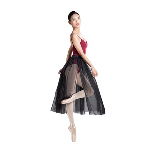 Falda de tutú de Ballet romántica de dos capas para niñas - Product Image 4