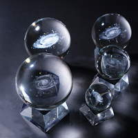 MH-SJ074 3D Laser K9 boule de cristal en gros usine verre boule de cristal beauté blanc clair Transparent cristal boule magique