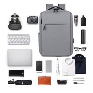 Mochila para Portátil USB, Personalizable con Logotipo, Multifuncional, para Hombre, de Moda, para Oficina, Negocios, Universidad, Uso Diario, <span class=keywords><strong>Viajes</strong></span> - Product Image 4