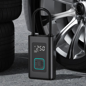 बाइक के लिए पावर बैंक के साथ पोर्टेबल टायर इन्फ्लेटर 6000mAh मिनी इलेक्ट्रिक कार एयर पंप 150 PSI टायर पंप - Product Image 2