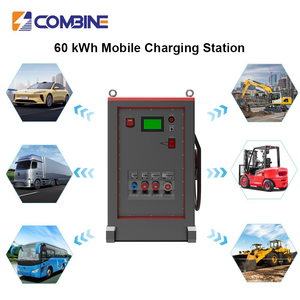 Hybrid 40kWh 60kWh Mobile EV Charge Station 20kW CCS2 Fast Charge Solar Power Industrial and Commercial <b>Energy</b> <b>Storage</b> <b>System</b> - Product Image 1