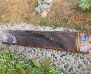 Yüksek dereceli standart 21 dize Guzheng enstrüman çin zither ahşap enstrüman