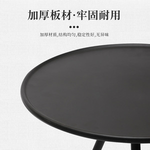 Table pliante ronde d'extérieur, table de camping portable réglable, design trépied en acier inoxydable, fabrication Zhejiang - Product Image 3