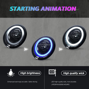 Phare à LED pour Mini Cooper 1st Gen 2001-2007 R50 R52 <span class=keywords><strong>R53</strong></span> 6000k Color Temperature CooperS MINI Cooper Head Lights - Product Image 4