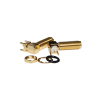 Connecteur coaxial SMA-KWE-23mm en laiton, connecteur RF PCB femelle SMA à angle