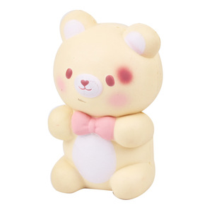 Cute Shy Bear PU <b>Foam</b> Slow Rebound Toy Decoration For Bedroom Birthday Gift Compact Design 3-6 Years Old - Product Image 2
