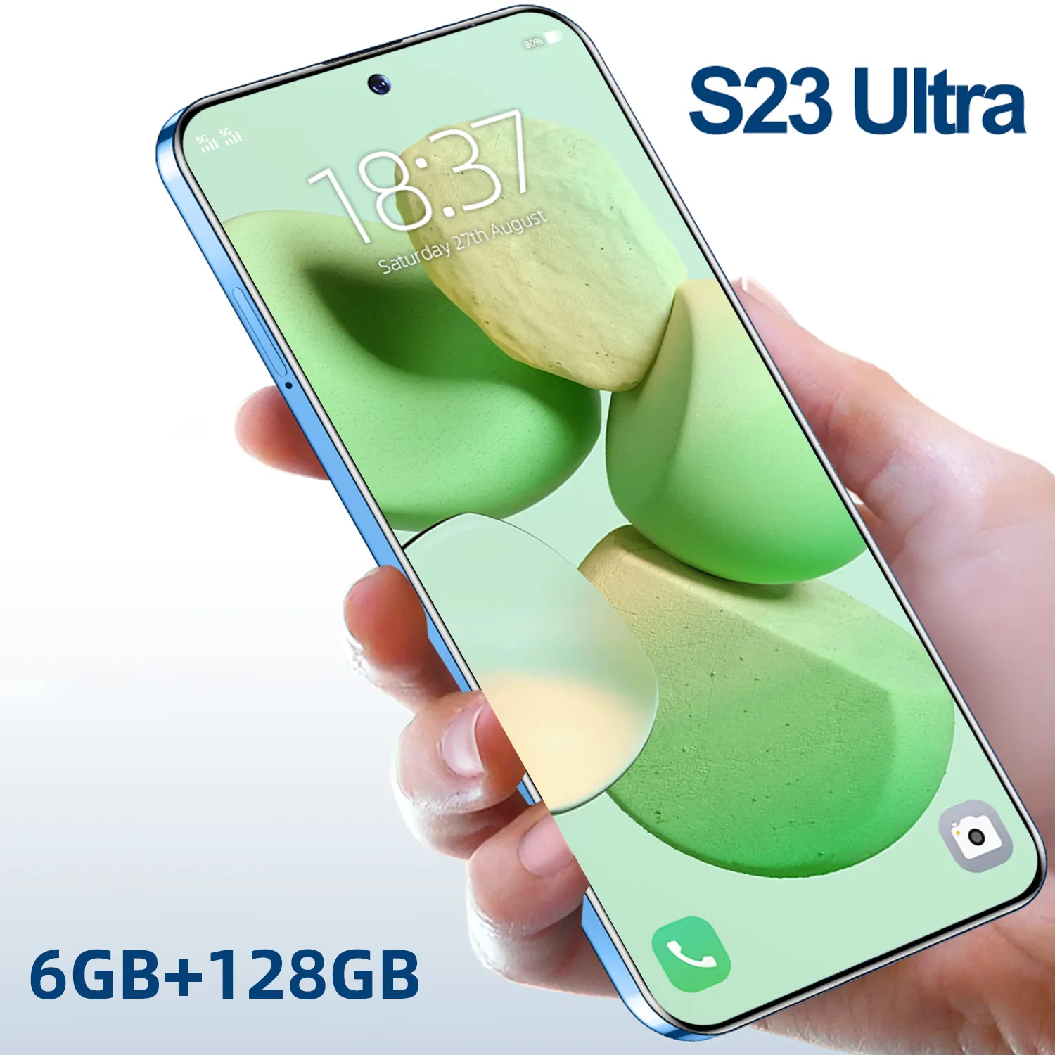 Sıcak satış S23 + ULTRA kilidini 4G Android telefon 6gb + 128gb çift Sim kart oyun telefonu S23 Ultra için