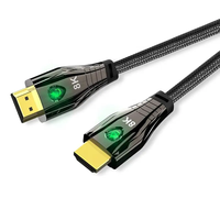 Câble 2.1 8K 60Hz 48 Gbps, paire torsadée coaxiale, gaine PVC, connecteurs plaqués or, pour moniteur, console de jeu, téléviseur, ordinateur, lecteur DVD