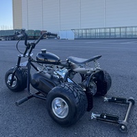 Nuevo en Stock: Mini Triciclo Go-Kart de 212cc, 4 Tiempos, Llantas de 5 Pulgadas, Velocidad Máxima 60km/H, para Niños y Adultos, Ideal para Parques al Aire Libre