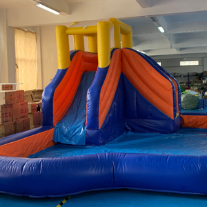 Tobogán Acuático Inflable con <span class=keywords><strong>Piscina</strong></span>, PVC Resistente, para Fiestas Infantiles, Jardín, <span class=keywords><strong>Alquiler</strong></span> de <span class=keywords><strong>Verano</strong></span> - Product Image 4