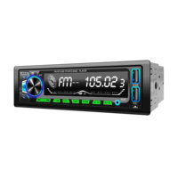 Cassette stéréo de voiture universelle 1din, lecteur de musique Mp3 USB avec sortie mains libres AUX subwoofer