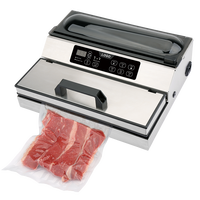 Machine d'emballage sous vide portable commerciale à succès améliorée, scelleuse de sacs alimentaires à main, deuxième rouleau d'emballage sous vide pour l'emballage sous vide