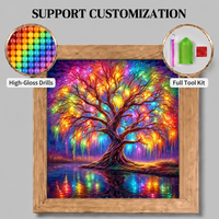 Kits de peinture au diamant SONGWOOART Arbre de vie pour la décoration de la maison, peinture au diamant personnalisée pour adultes