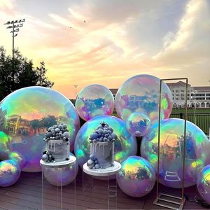 <span class=keywords><strong>Esfera</strong></span> Inflable de PVC Personalizada, Grande, Plateada, Multicolor, Tipo Bola de <span class=keywords><strong>Discoteca</strong></span> Navideña, Resistente a la Intemperie, <span class=keywords><strong>para</strong></span> Eventos Comerciales - Product Image 5