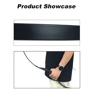 Arco negro tradicional de <span class=keywords><strong>30</strong></span> libras, agarre cómodo para principiantes, entrenamiento de tiro con arco, deportes de tiro al aire libre - Product Image 6