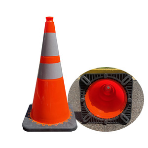 28inches 3.2kgs PVC Traffic <strong>Cone</strong> for Road Safety - Product Image 2