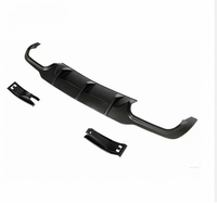 Diffuseur arrière AMG noir brillant authentique, aspect C63, pour Mercedes Benz Classe C W204 LCI 2011-2014 Sport