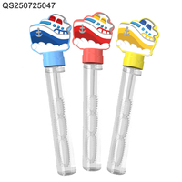QS Machine à bulles d'extérieur en plastique pour l'été, jouet de transport urbain miniature de dessin animé, ensemble baguette magique pour enfants, trois couleurs vives