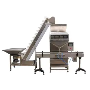 Linear Filler With Grain Weigher Machine For Wheat Rice Nut Particle