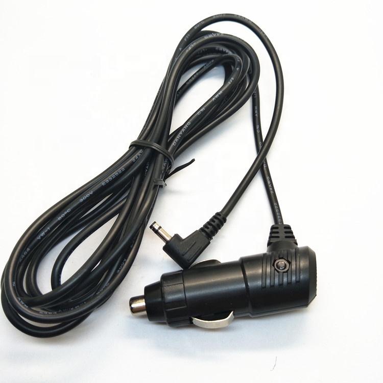 2m Angle 3.5*1.1mm Dc to Korean Cigarette Lighter Car Power Cable 2C*22AWG|  Alibaba.com