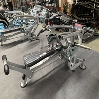 Équipement de fitness, banc de musculation horizontal, cadre en acier, machine de musculation commerciale pour salle de sport