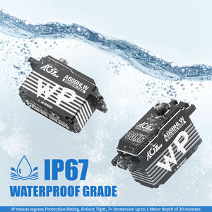 Engrenages métalliques étanches A66BHLW 33KG à couple élevé, profil bas, sans balais, pour voiture RC 1/10 - Product Image 4