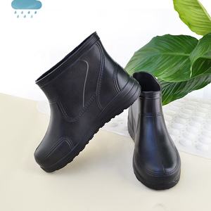 Botas de Lluvia Blancas para Hombre, Antideslizantes, Impermeables, con Forro de Malla, Punta Redonda, para Cocina, Fábrica de Alimentos, <span class=keywords><strong>Restaurante</strong></span>, Trabajo - Product Image 2