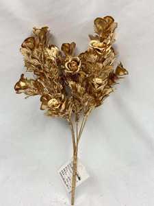 Ramas de Ciprés Artificiales con Purpurina Dorada, Purpurina con Polvo, Aerosol de Eucalipto <span class=keywords><strong>para</strong></span> Decoración Navideña - Product Image 5