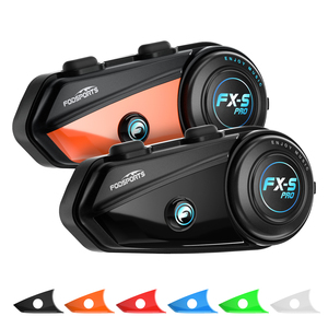 2 Pcs FODSPORTS FX-S Pro 오토바이 헬멧 블루투스 인터콤 헤드셋 블루투스 5.4 모든 헬멧에 적합 CVC 소음 감소 Type-C - Product Image 1