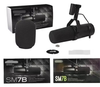 Microphone de studio cardioïde dynamique populaire SM7B pour voix et diffusion, Shure SM7B
