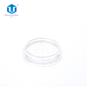 Placa de Petri Desechable Wantong de 65x15 mm con Rejilla, Plástico Estéril para Cultivo Bacteriano - Product Image 2