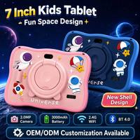 Tablet Infantil de 7 Pulgadas con Android 12.0, 4 GB de RAM, Pantalla IPS de 1024x600, Uso Educativo, Aplicaciones Preinstaladas