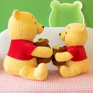 Promozionale all'ingrosso popolare orso carino animali di peluche più venduti famosi cartoni animati giocattoli di peluche per i bambini