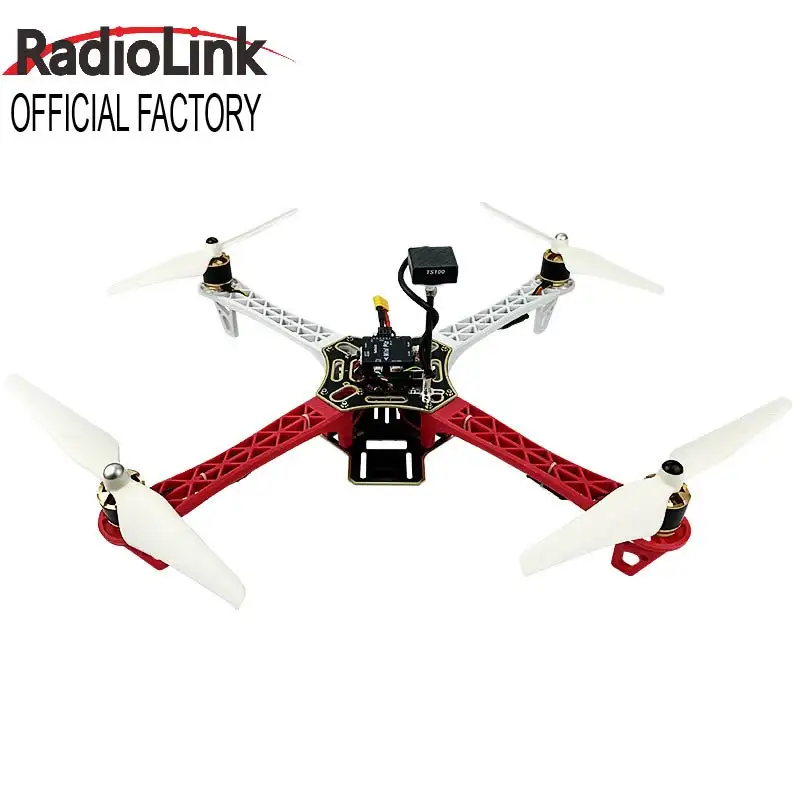 Radiolink Factory F450 Drone Quadcopter BNF Mini Pix Flight Controller GPS TS100 ARF Kit Frame UAV Assemblable accessories